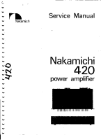 Nakamichi 420-Service-Manual